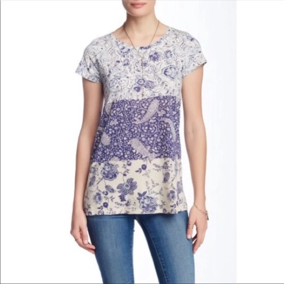 Lucky Brand Small boho paisley blouse - Picture 1 of 6